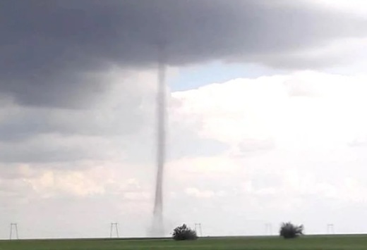 VIDEO Tornadă în Bărăgan