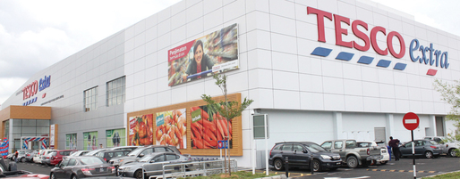 FOTO Lanțul de supermarketuri Tesco, avertisment în limba română pentru "hoți din magazine"