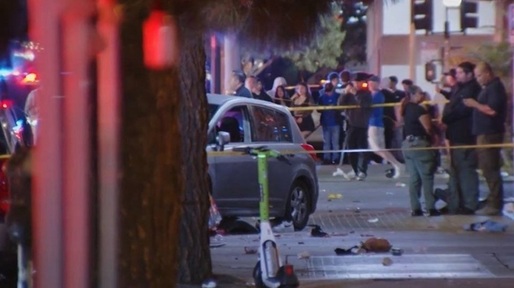 Peste 20 de răniți în Los Angeles, după ce un vehicul a intrat într-o mulțime de oameni, anunță pompierii
