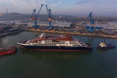 Vard Tulcea construiește două noi vase de croazieră de lux pentru francezii de la Ponant