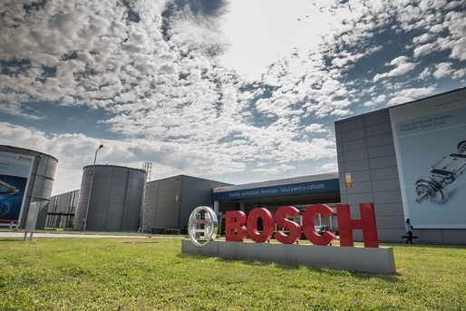 Bosch România a înregistrat anul trecut o creștere de 57% a vânzărilor totale nete, până la 4,2 miliarde lei