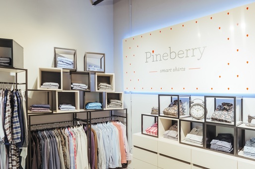 Brandul românesc de cămăși Pineberry deschide primul magazin offline