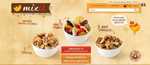 Mixit, producător ceh de musli, intră în România