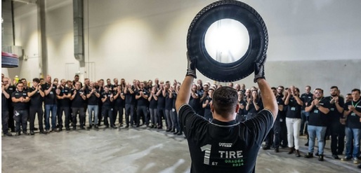 VIDEO&FOTO Nokian Tyres, care a plecat din Rusia alegând România, a produs prima anvelopă la mega-investiția de la Oradea