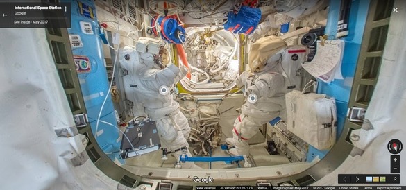 FOTO Google Maps la prima ieșire în spațiu: Street View te lasă să explorezi Stația Spațială Internațională