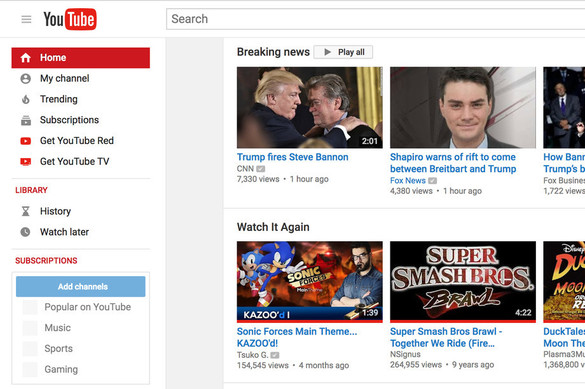 YouTube lansează o secțiune de știri