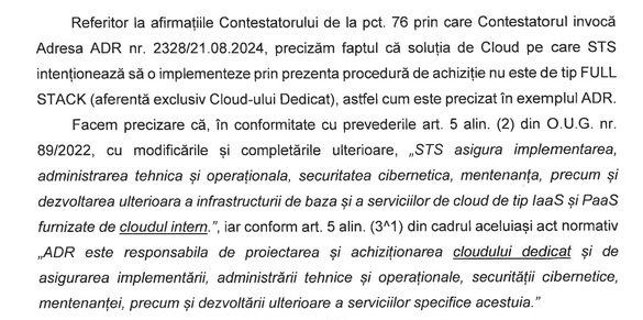 Rezultatul licitației pentru viitoarea platformă de cloud guvernamental a fost contestat