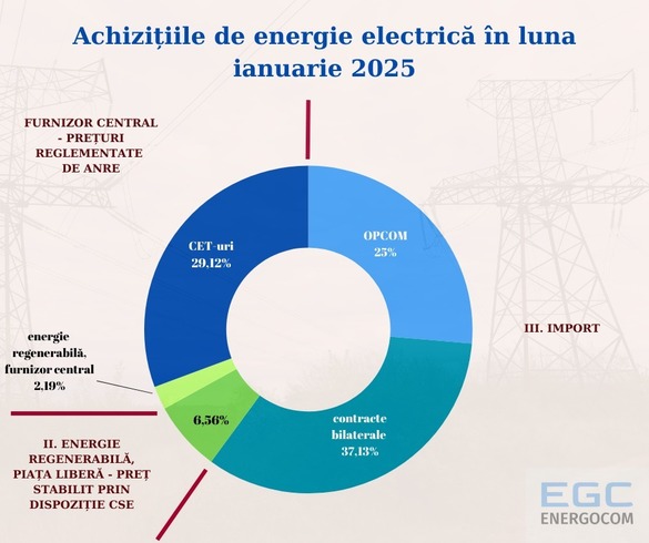 GRAFICE Aproape două treimi din energia consumată în ianuarie de Republica Moldova a provenit din România 