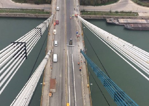 CNAIR a prelungit restricțiile de circulație pe podul Agigea în perioada 1 – 28 noiembrie