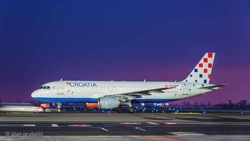 Croatia Airlines, singura cu zbor direct, renunță brusc la România 