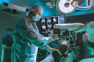Premieră medicală: Ponderas, primul spital din regiune care va implanta proteze de genunchi și șold cu Robot MAKO