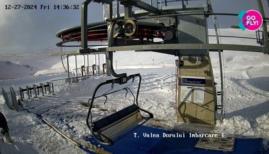 FOTO Domeniul schiabil al stațiunii Sinaia, închis din cauza vântului puternic