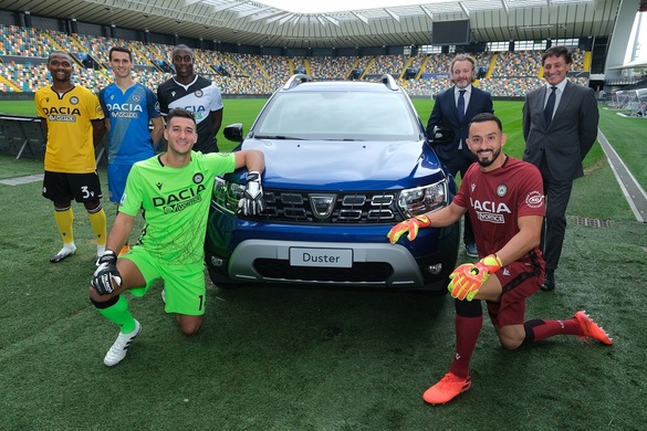 Dacia prelungește contractul de sponsorizare cu Udinese 