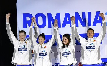România - medalie de argint la CM Natație Juniori în proba de ștafeta mixtă 4x100 metri liber