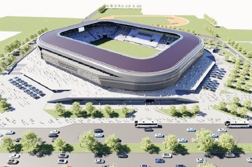 FOTO Un nou stadion în România, investiție de 100 de milioane de euro