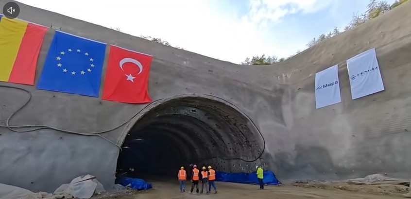 Pistol (CNAIR): A doua galerie de pe Autostrada Sibiu - Pitești a fost străpunsă VIDEO