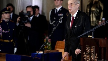 Milos Zeman, învestit în al doilea mandat