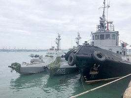 Moscova anunță că a predat Kievului cele trei nave militare ucrainene confiscate în urmă cu un an
