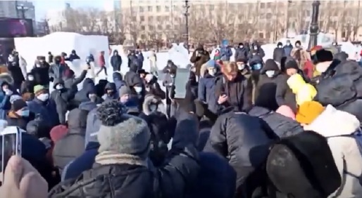 VIDEO Sute de persoane arestate în Rusia pentru manifestații în favoarea lui Navalnîi. Proteste și la -50 de grade