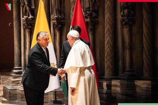 Papa Francisc îi îndeamnă pe maghiari să fie ''deschiși''; Viktor Orban îi cere ''să nu lase să piară Ungaria creștină''
