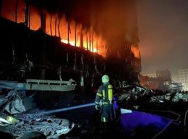 VIDEO Rușii au lovit un mall din Kiev