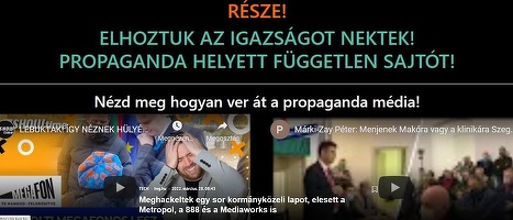 Paginile mai multor publicații pro-guvernamentale din Ungaria au fost atacate. Avertismentul Anonymous: ”Guvernul ungar și premierul Viktor Orbán continuă să acționeze ca un cal troian al Kremlinului în Europa”