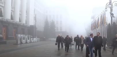 Președintele Parlamentului European, la Kiev: Dragi prieteni, în curând vă vom ajuta să vă reconstruiți orașele 