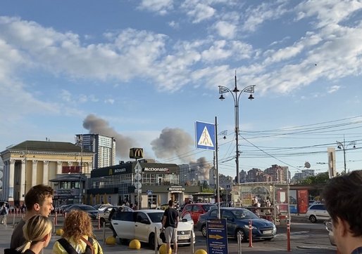 Capitala Ucrainei, lovită de rachete. Mai multe explozii au zguduit duminică dimineață Kievul