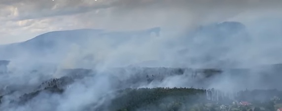VIDEO Cehia - Cel mai puternic incendiu din istoria țării