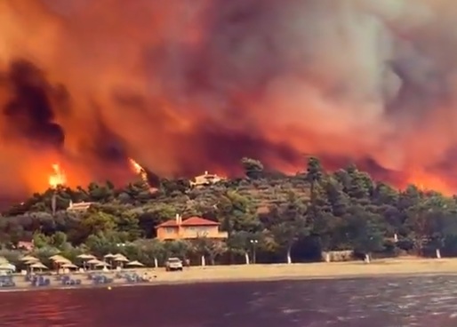 VIDEO Grecia se confruntă cu "cel mai mare incendiu înregistrat vreodată în UE'"