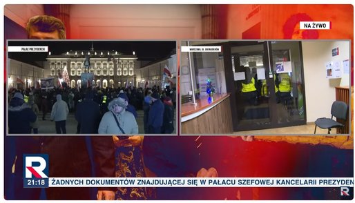 Scandalul politic se amplifică la Varșovia. Poliția poloneză a intrat în palatul prezidențial pentru a-i ridica pe doi dintre foștii ei șefi și a-i duce în arest