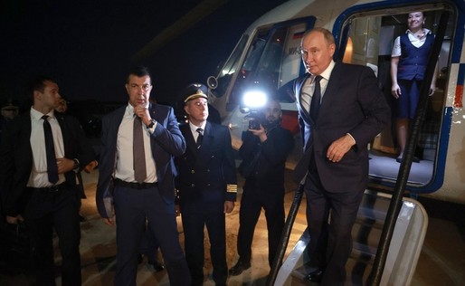 FOTO Vladimir Putin a venit în vizită în Cecenia, pentru prima dată din 2011