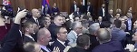 VIDEO Bătaie generală în Parlamentul Serbiei