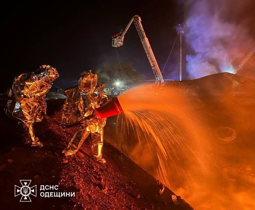 Rusia a atacat din nou infrastructura energetică din regiunea Odesa FOTO