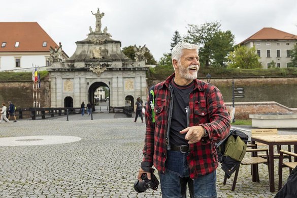 FOTO Președintele Cehiei, vacanță pe motor în România. Petr Pavel a vizitat locuri celebre din țara noastră