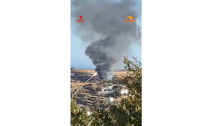 VIDEO Un elicopter s-a prăbușit în Grecia, pe o insulă