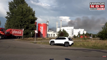 VIDEO Fabrică Coca-Cola, lovită de drone lângă Kiev. Mesaj Zelenski către SUA