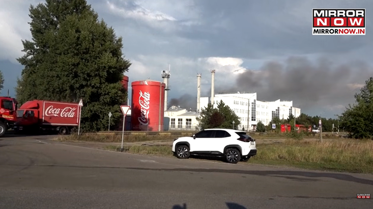 VIDEO Fabrică Coca-Cola, lovită de drone lângă Kiev. Mesaj Zelenski către SUA