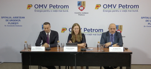 Donație de 3 milioane de euro a OMV Petrom pentru modernizarea Spitalului Județean de Urgență Ploiești