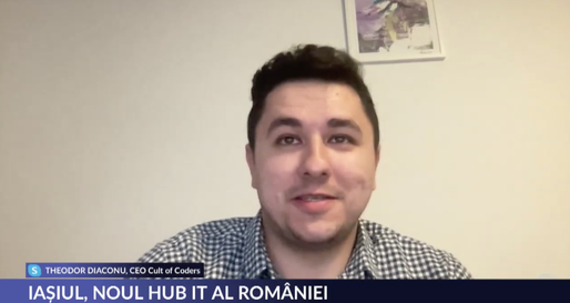 PROFIT NEWS TV Antreprenor de România – Theodor Diaconu, CEO Cult of Coders: Piața a fost în ușoară scădere, dar AI-ul câștigă teren - este momentul să ne adaptăm la noile provocări