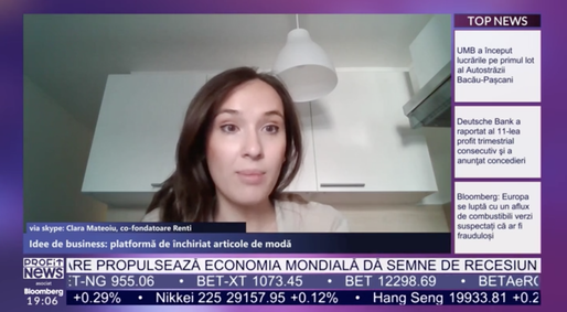 PROFIT NEWS TV Antreprenor de România – Clara Mateoiu, co-fondator Renti: Avem această problemă de ou versus găină