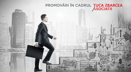 Promovări în cadrul Țuca Zbârcea & Asociații. Cel puțin două numiri de Parteneri se așteaptă în acest an