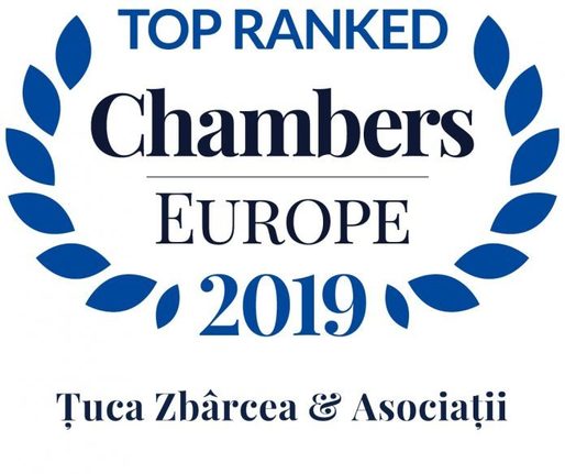 Țuca Zbârcea & Asociații, inclus din nou în clasamentul Chambers Europe 2019