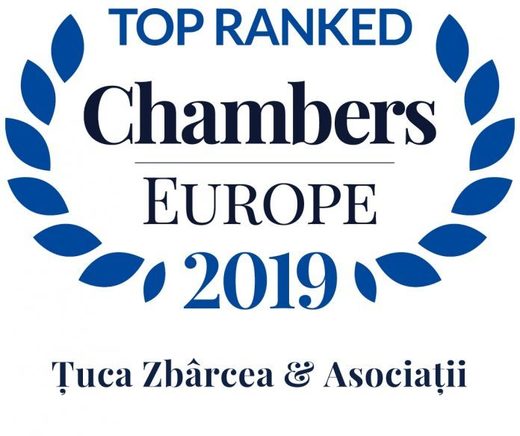 Țuca Zbârcea & Asociații, inclus din nou în clasamentul Chambers Europe 2019