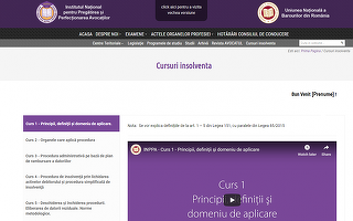 Încep cursurile pentru insolvența persoanelor fizice susținute online pe site-ul INPPA