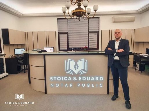 INTERVIU Sebastian Eduard Stoica, Notar Public: Consider că ceea ce facem noi ca notari, nu poate fi înlocuit de tehnologie