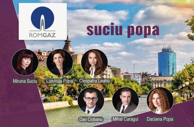 Suciu Popa a asistat Romgaz în legatură cu achiziția de la ExxonMobil a societății care deține 50% din perimetrul Neptun Deep din Marea Neagră