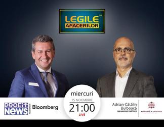 Am intrat în criza perfectă? Adrian Bulboacă, Managing Partner Bulboacă & Asociații a detaliat răspunsul în emisiunea “Legile Afacerilor”
