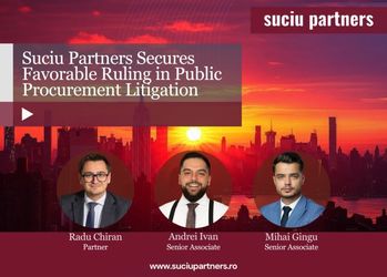 Suciu Partners obține o victorie-cheie în achiziții publice, cu impact asupra marilor proiecte de infrastructură