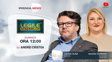 Legile Afacerilor, duminică, ora 12:00, pe Prima News TV. War Clause și economia incertitudinii: lecții dintr-o lume în conflict